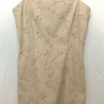 Rampage 90’s Y2K  Junior’s Tan Bodycon Baddie Spaghetti Straps Formal Mini Dress Photo 0