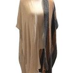 Poncho 100% acrylic Brown Size undefined Photo 0