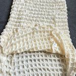 Apricot sleeveless dress women solid color grid texture Bodycon Elegant maxi New White Size XS Photo 5