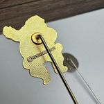 Enamel Santa Claus & Embroidered Christmas Tree Lapel Stick Pin Lot Of 2 Photo 5