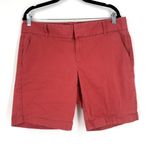 J. Crew Women’s 9" Frankie bermuda chino short Size 14 Pink Photo 1