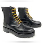 Salvatore Ferragamo Rosco Leather Platform Chelsea Combat Ankle Boots Size US 5 Photo 10