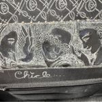 Vintage Black Beaded Handbag Evening Bag Foldover Classic Night Out Photo 8