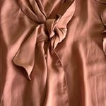 ZARA  Women's Ruffled Blouse in antique rose Photo 3