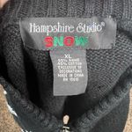 Vintage Hampshire‎ Studio Christmas Sweater Vest Black Size XL Photo 5