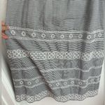 Vineyard Vines Women's Striped Embroidered Maxi Dress White And Gray Size 4 Photo 3