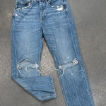 American Eagle  Outfitters Light Blue Denim 90s Boyfriend Long Jeans Photo 0