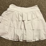 Athletic Skirt White Ruffles Photo 0