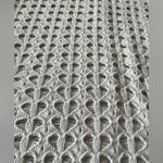 Freshman 1996 open knit partially lined skirt, size Medium. Had 11” each side. Photo 2