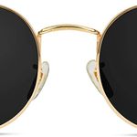  Reflective Lens Round Trendy Sunglasses Photo 0