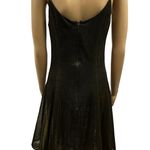 Set Late Edition Vintage Sleeveless Fit Flare Sparkle Dress and Shawl Womens 8 Black Photo 3