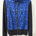 Alo Yoga Alo Yoga Jacket Blue And Black Size Small Hoodie Full Zip Athletic T Photo 0