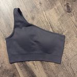 One Shoulder Padded Crop Top / Sports Bra Photo 0