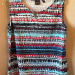 Rafaella  Multicolor Patterned Tank Top xl Photo 0