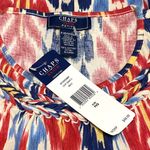 CHAPS Aztec Print Multicolor Sleeveless Tank Top Size XS petite Photo 4