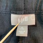 J Jill XL Petite Black Linen Blend Pull On Crop Pants Womens Comfortable Casual Size undefined Photo 2