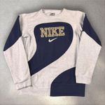 Nike Vintage Reworked Sweatshirt Women's Large 90s Custom Handmade Photo 0