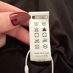 Halara black short sleeve wrap-front top size L NWT Photo 7