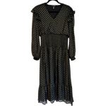 AQUA Ruffle Metallic Dot Dress, Size S, New with Tag MSRP $118 Photo 6