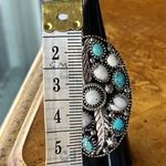 White Buffalo Turquoise Blue Moon Turquoise Sterling Silver Ring Size 7 Photo 6