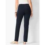 Talbots ✨ REFINED BI-STRETCH SIDE-ZIP STRAIGHT-LEG BLACK SZ 10P PANTS✨ Photo 1