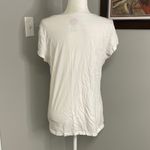 Life is Good  Women's White and Blue Graphic Tee beach vacation tropical Fitted Photo 3