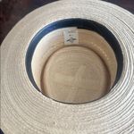 Stetson La Giralda Palm Leaf Womens Hat Maya Quiche Indians Guatemala Size 7 1/8 Photo 3