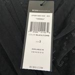 BCBGMAXAZRIA Black Sequin Strapless Dress With Tulle Photo 8