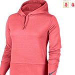 Nike 🍑 Dri-Fit Ribbed Training Hoodie Coral🍑~med Photo 1