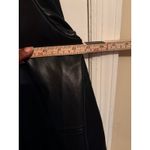 Chico's 3 Women's Black Faux Leather Grommet Detail Collarless Jacket 16 XL NWT Photo 7