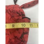 Bonnie’s Bags Red Poinsettia Fabric Handbag with Matching Coin Purse Homemade Photo 9