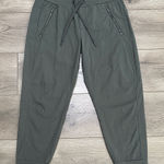 Athleta Trekkie North Mid Rise Jogger Pants Olive Green Size 6P Photo 0