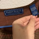 Karen Scott  plaid sleeveless dress size large Photo 1
