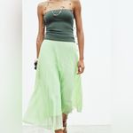 ZARA Light Green A-Line Skirt Photo 2
