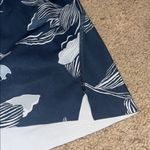 Athleta High Rise Sonic Skirt Skort Navy Blue Floral Large Photo 3