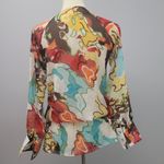 Vertigo Paris  floral long sleeve top Photo 2