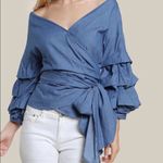 DO+BE Collection chambray blouse Photo 3