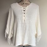 Velvet by Graham & Spencer ivory shawl sweater Size undefined Photo 0