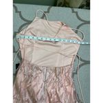 Lulus  Making Magic Blush Pink Fringe Lace-Up Mini Dress, size XS Photo 9