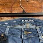 Sonoma  Women's Skinny Jeans Size 10 Distressed Stretch Denim Blue Elastic Waist‍ Photo 2