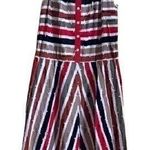 Jordache Vintage  Striped Spaghetti Strap Midi Dress Photo 0