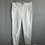 Peruvian Connection  Women's Pants Cotton Blend White Size 10 EUC Photo 1