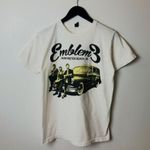 2014 Emblem3 Graphic Tee White Medium M Huntington Beach CA Concert Rap Rock Photo 8