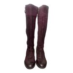 BORN Poly Purple Suede Leather Boots Size 6.5 Photo 2