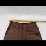 Faux Leather Shorts M Brown Size M Photo 3