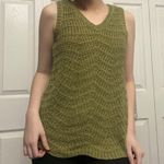 Green Marled Knit Tank Photo 2