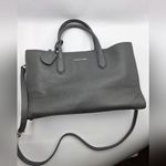 Michael Kors  Scarlett East West Satchel Charcoal Pebbled‎ Leather Handbag Photo 3