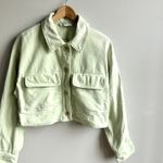 ZARA Cropped Denim Jacket Sz M Photo 2