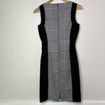 H&M houndstooth color block sleeveless sheath dress size 6 Photo 1