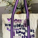 Coach RARE  Poppy Glam Tote Bag Photo 3